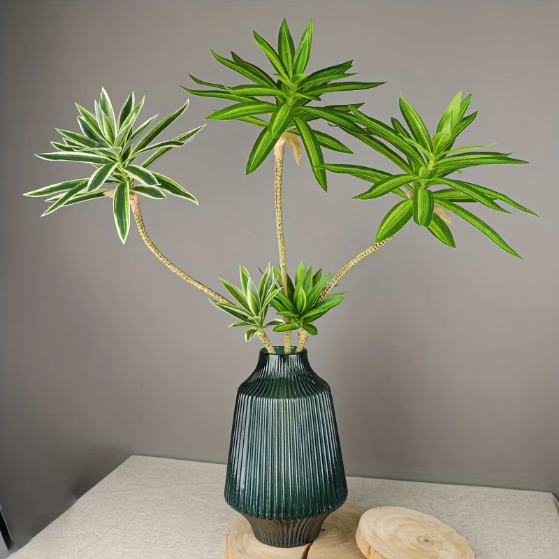 1pc Artificial Green Plants with Stems for Indoor and Outdoor Decor and Photography