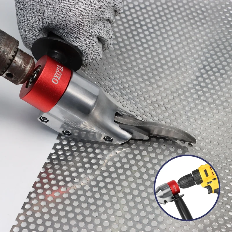 Rechargeable Lithium Electric Iron Sheet Shears Portable Power Shear for Metal Sheet Cutting Corded Electric Scissors