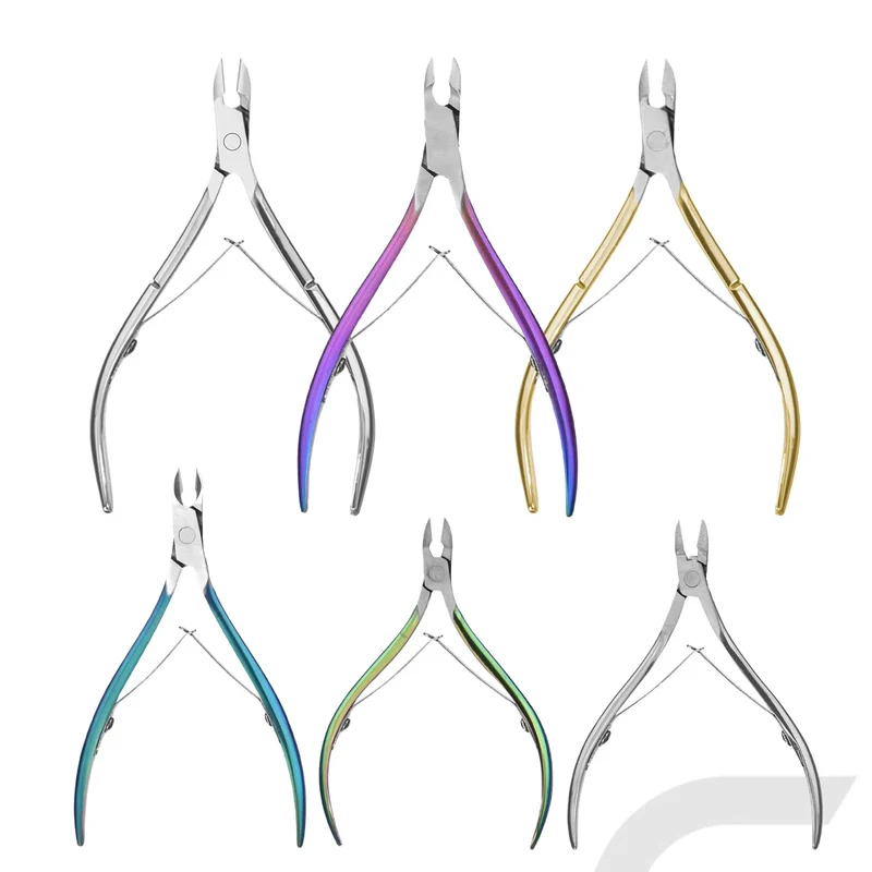 Professional Stainless Steel Straight Beauty Nail Cuticle Trimmer Nippers Cutter Clippers Remover Durable Durable Scissors