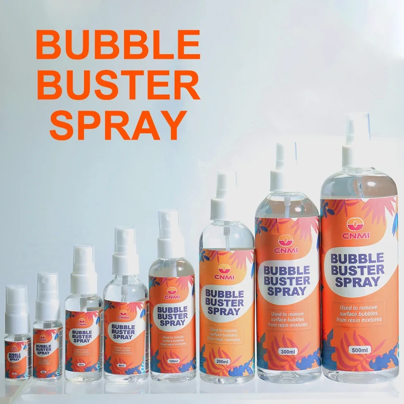 CNMI 50ml 100ml Clear Liquid Bubble Buster Spray Epoxy Resin Surface Bubble Remover Adhesive for Transportation