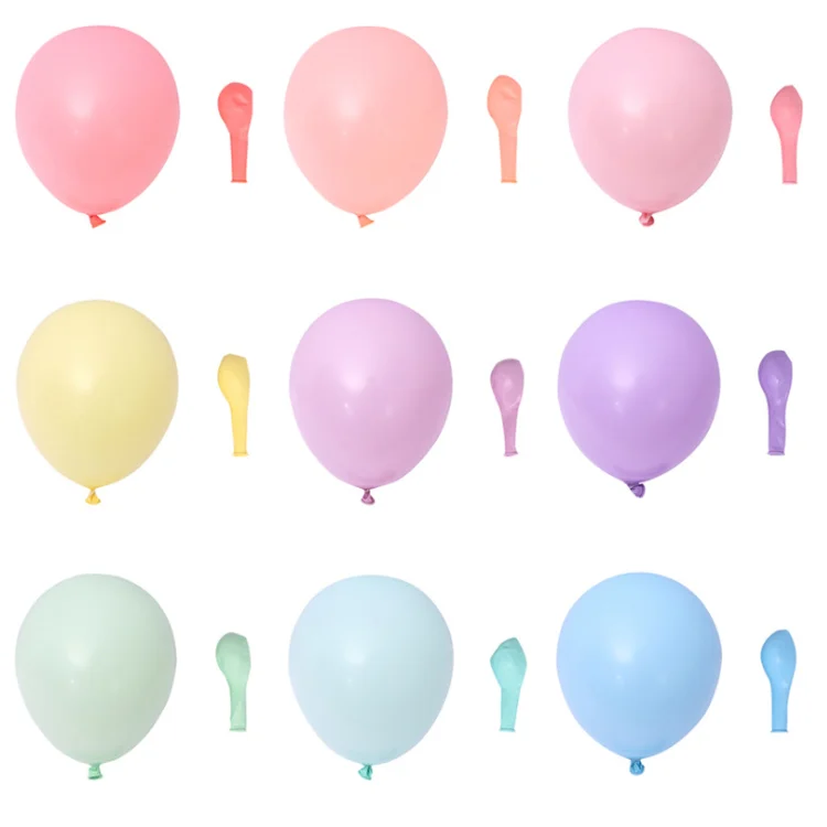 10 Inch Macaron-color Latex Balloon Birthday Party Wedding Decorate Round Helium Balloon Wholesale Multicolor Option