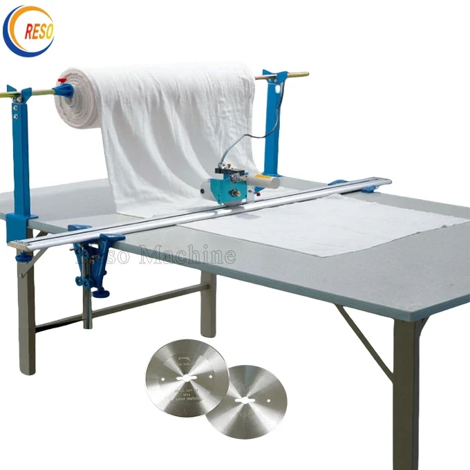 Automatic Round Blade Cloth Fabric Cutting Machine Electric Scissors End Cloth Cutter