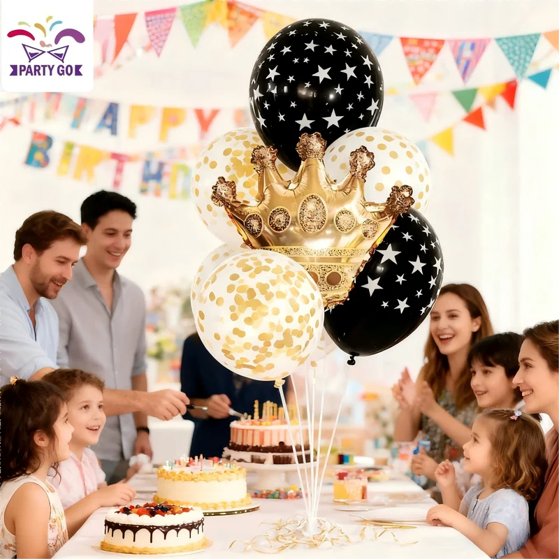 Latex Balloon Table Stand for Wedding and Birthday Party Decorations 7pcs*12 /Bag for Thanksgiving New Year