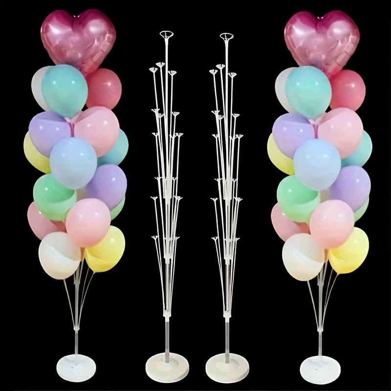Set of 2, 51/63 Inch Enormous Balloon Column Kit, Packaged in a Cardboard Box - Sturdy PP Column Support, Wedding Backdrop Decoration, Birthday Party Supplies - No Inflation Needed, Easy to Assemble, Durable And Reusable