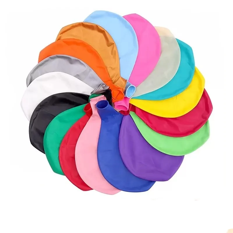 36 inch flat latex balloon, large balloon that can take off, oversized circular birthday party decoration balloon