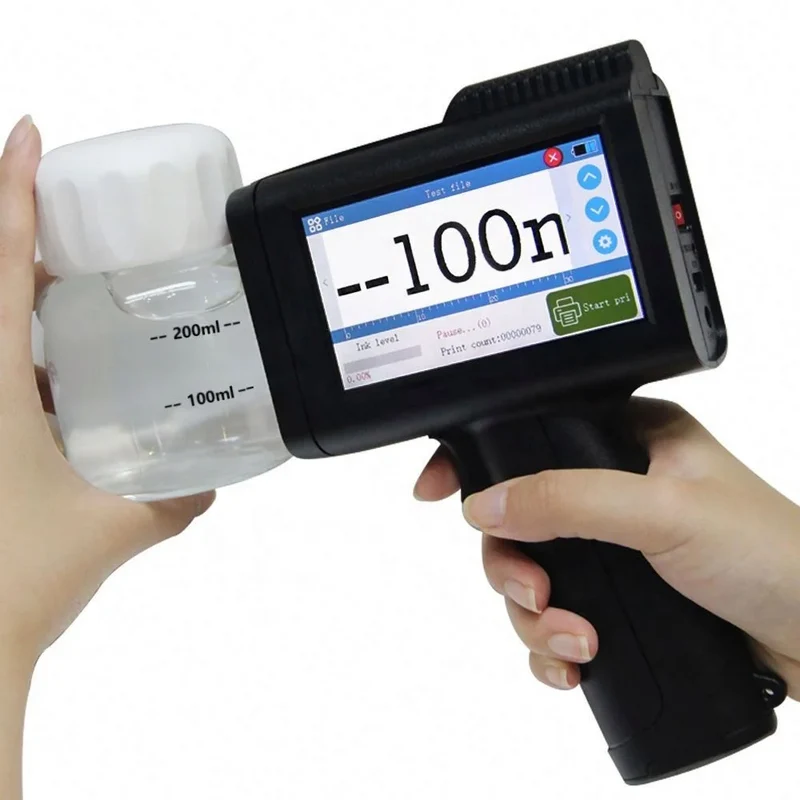 Portable Inkjet Printer for Vinyl Paper Corrugated Boxes Rubber and Plastic Printing Needs