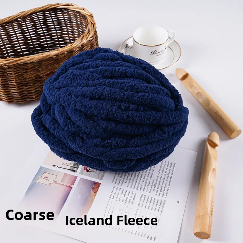 Thick Icelandic Yarn Large Ice Bar Velvet Knitted Scarf Hat Blanket Handmade Diy Ice Bar Yarn Dense Spin Towel Main Use