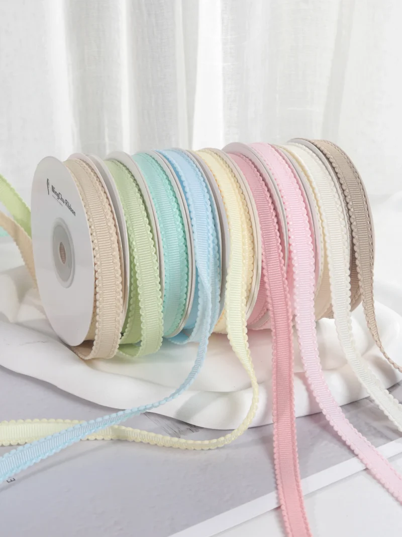 Handmade Knot Silk Ribbon Bubble DIY Materials Gift Flower Bouquet Paaging Satin Ribbon Clothing Weaving Tap...