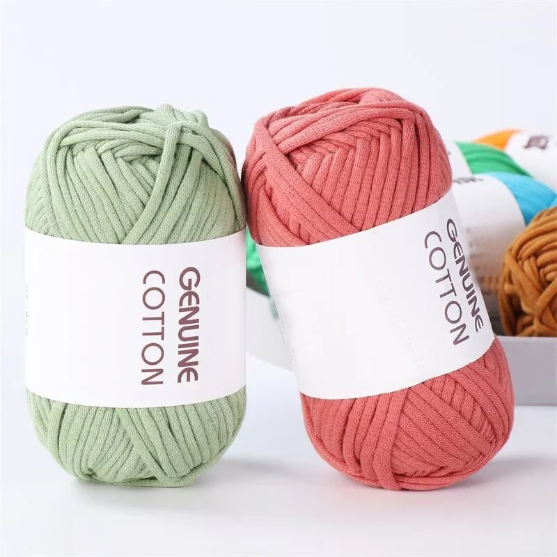 150g Genuine Cotton Hollow Cotton Core Milk Cotton Yarn Crochet Hook Shoe Scarf Bag Hat Handmade DIY Knitting Blanket Material Kit Yarn 1 Piece = 3 Pieces = 150 Grams