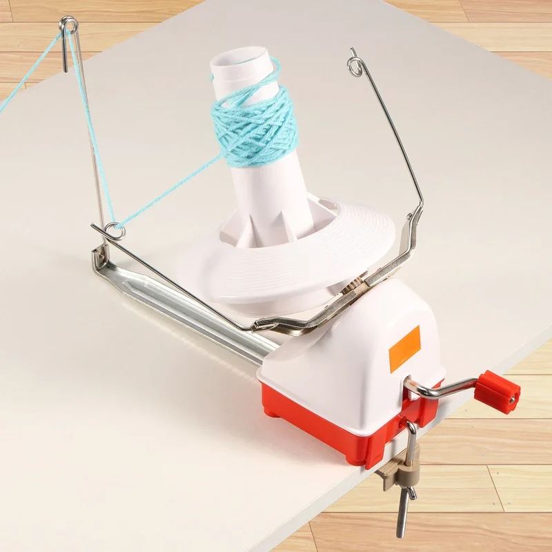 Yarn Ball Winder Efficient Yarn Winder Low Noise Yarn Spinner Detachable Yarn Cake Winder Easy to Install Yarn Ball Roller Yarn