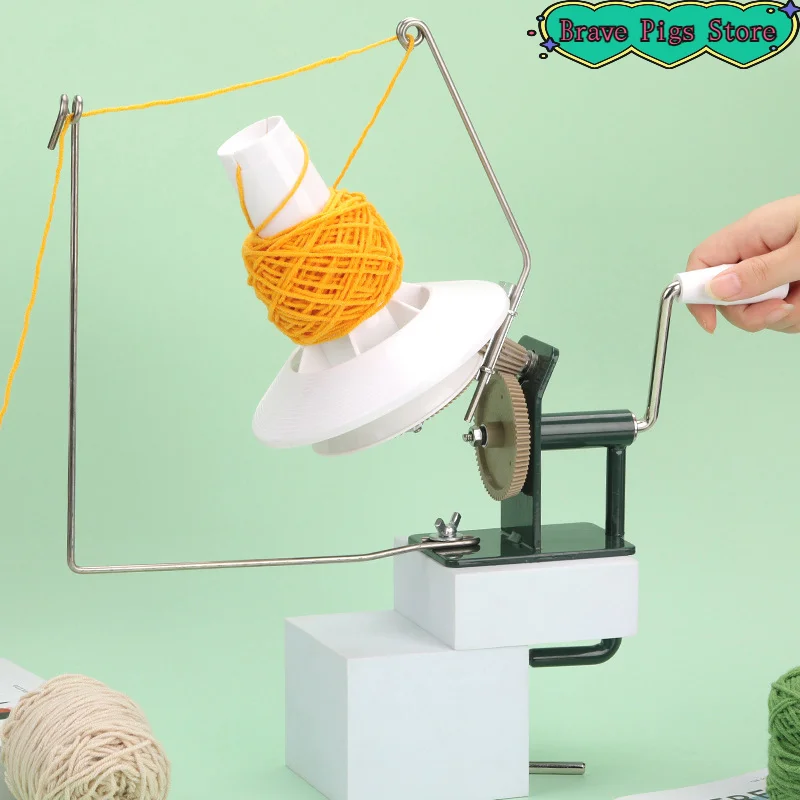 Hand Operated Yarn Winder Fiber Wool String Ball Thread Winder Machine For DIY Sewing Crocheting Making Craft Tools