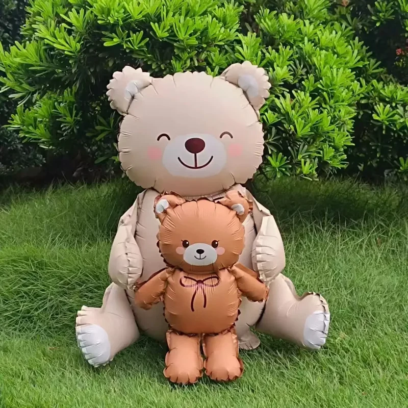 New toy balloons large matte sit up baby bear aluminum film balloons for children's birthday party decoration