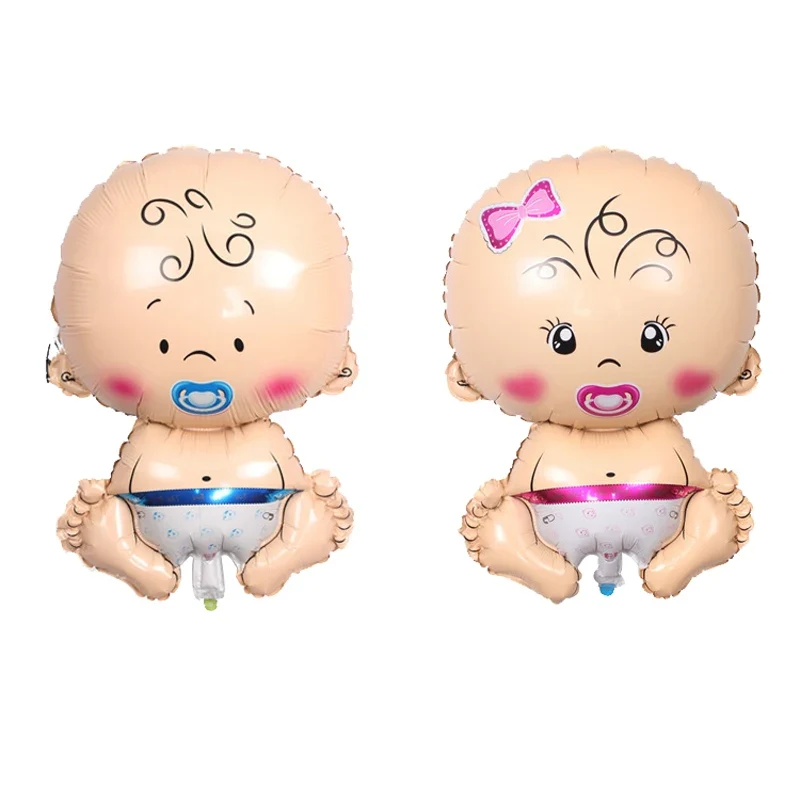 68*45cm Large Baby Pacifier Foil Balloons Cartoon Doll Birthday Party Wedding Decoration Globos For Kids Inflatable Air Ballons