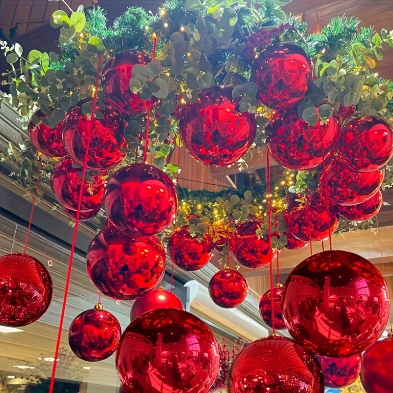 Red 4D Balloon Set 18in/22in Red 4D Aluminum Film Balloon for Wedding Proposal Shower Valentine's Day Birthday Party Decoration