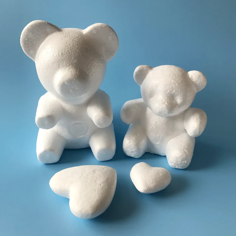 Teddy bear of roses Valentine's Day present diy Handmade scrapbooking wedding bridal accessories clearance foam Mould wholesale