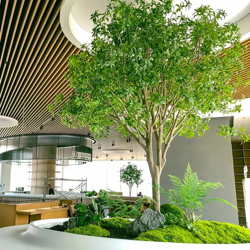 Artificial Plants for Home Decor Indoor Hotel Green Plant Projects Real Factory Fast Delivery Artificial Trees