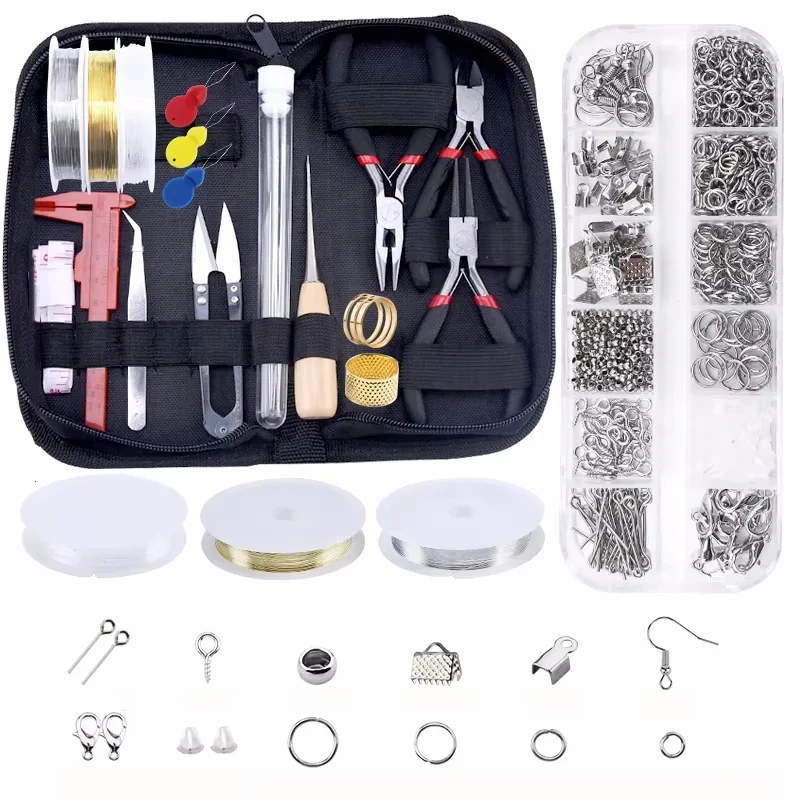Jewelry Tool Set, Jewelry Making Supplies Kit Includes Jewelry Tools, Jewelry Wire And Jewelry Findings Jewelry Making Repairing